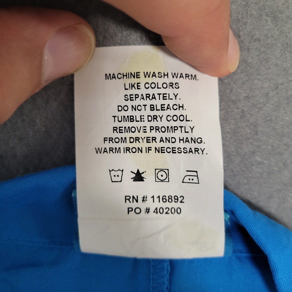 NWT Butter-Soft scrubs by UA Blue Cargo Drawstring Scrub Pants UA31C XL - Picture 9 of 10